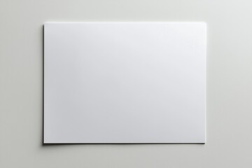 Fototapeta premium Blank A4 Paper Mockup on Isolated Background created with Generative AI