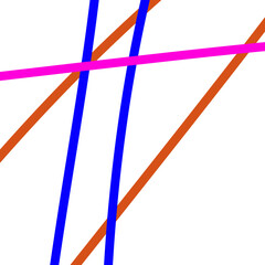 Fototapeta premium Abstract pink orange blue graphic lines background 