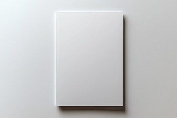 Fototapeta premium Blank A4 Paper Mockup on Isolated Background created with Generative AI