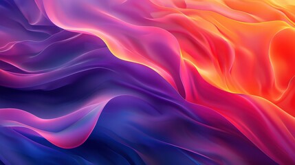 Obraz premium Generate an image of a vibrant gradient effect as a conceptual background, with concentrated areas of color and a modern design