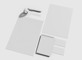 Stationary mockup