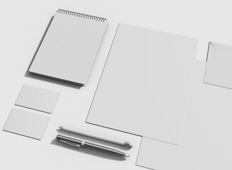 Stationary mockup