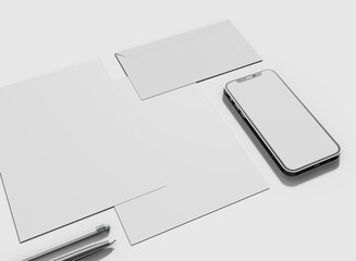 Stationary mockup