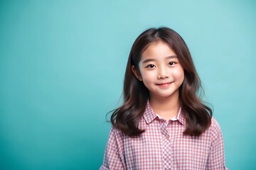 Portrait of a Smiling Young Girl.