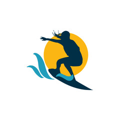 surfers ride fast ocean waves