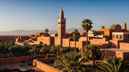 Naklejka premium Marrakech Morocco 