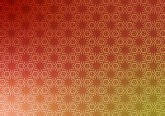 Red light line geometric hexagon gradient background