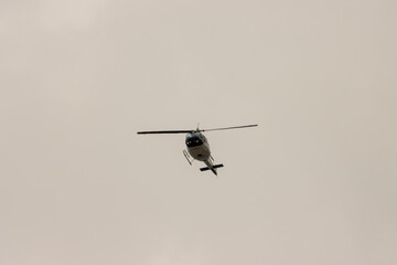 helicopter in flight