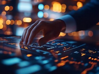 person typing on a computer