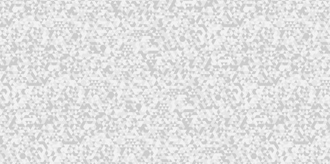 Fototapeta premium Vector glowing white and grey gradient abstract triangle polygon mosaic. vector geometric ornament. seamless diamond technology black and gray triangle element light background.