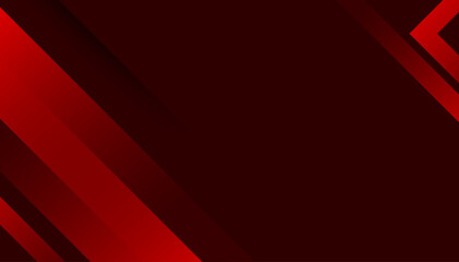 Obraz premium Minimal red geometric background. Vector illustration