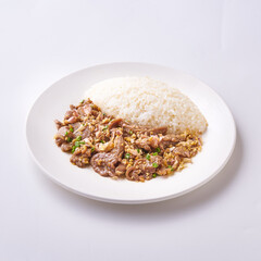 fried pork with rice