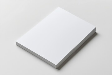 Blank A4 Paper Mockup on Isolated Background created with Generative AI
