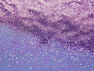 Obraz premium 紫色のラメパウダー