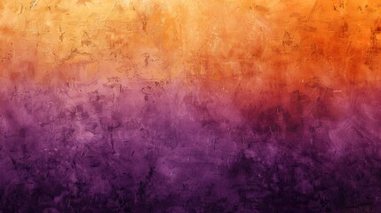 Obraz premium A background with an orange and purple gradient, creating a warm color scheme for your design project. The gradient should be from top to bottom in the colors of burnt sienna, dark violet, amber brown