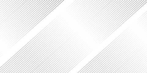 Fototapeta premium Thin line white an grey Vector Diagonal, oblique, slanting lines, stripes geometric pattern. abstract background wave line elegant white striped diagonal line technology concept web texture.