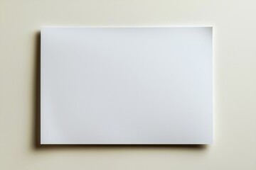 Blank A4 Paper Mockup on Isolated Background created with Generative AI