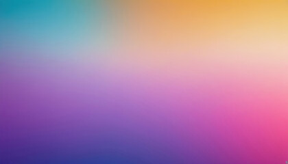 Obraz premium Abstract gradient background in blue, yellow, and pink.