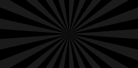 Vintage sun ray black and gray radial spiral sunrise, sunlight creative vector summer sunny. surface panoramic retro sunburst banner, poster, template background.	
