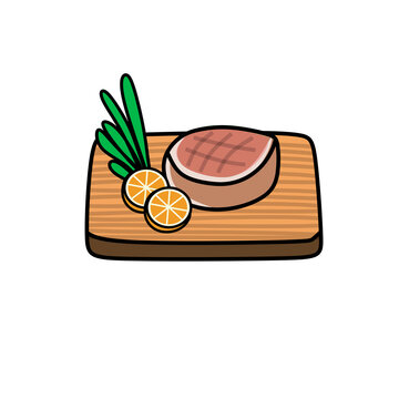 barbaque food with meat and vegetables