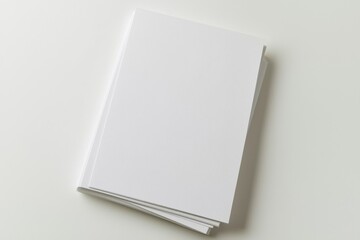 Blank A4 Paper Mockup on Isolated Background created with Generative AI