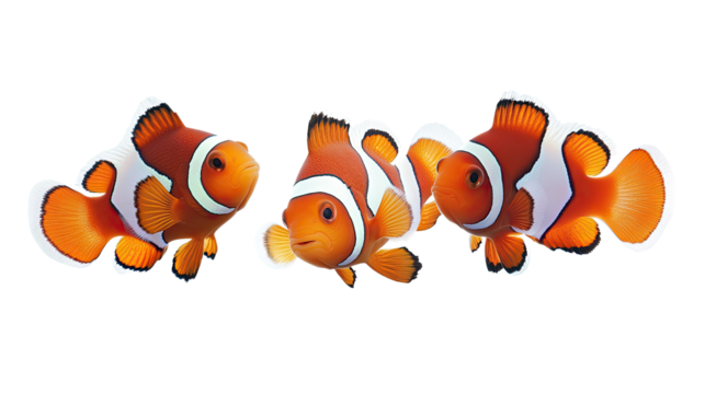 clownfish transparent background - Powered by Adobe