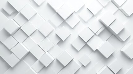 3D diamond shapes create a stunning white pattern, blending modern design with a playful cartoon texture for vibrant visuals.