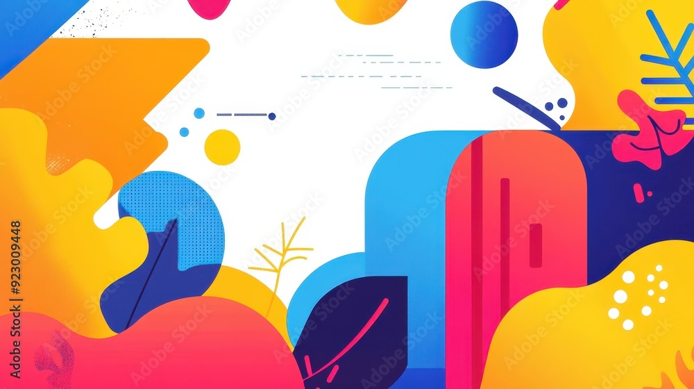 Poster create a sleek web banner with modern textures and cartoonstyle arrows for an eyecatching header des