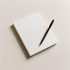notebook and pen