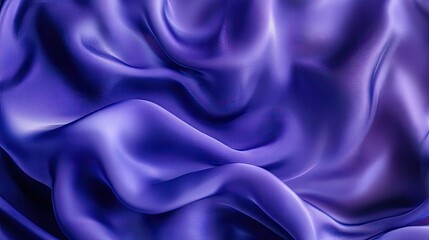 Obraz premium Luxurious Purple Satin Fabric with Smooth and Elegant Folds Creating a Rich and Opulent Texture