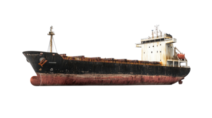 Transport ship transparent background