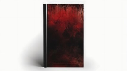 book cover template with intense graphics, dark tones, and gripping fonts, isolated on white background 32k, full ultra HD, high resolution