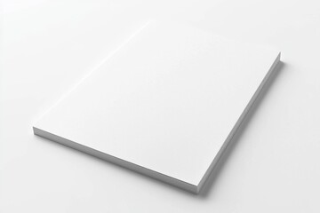 Blank A4 Paper Mockup on Isolated Background created with Generative AI