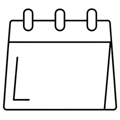 Calendar art vector illustration