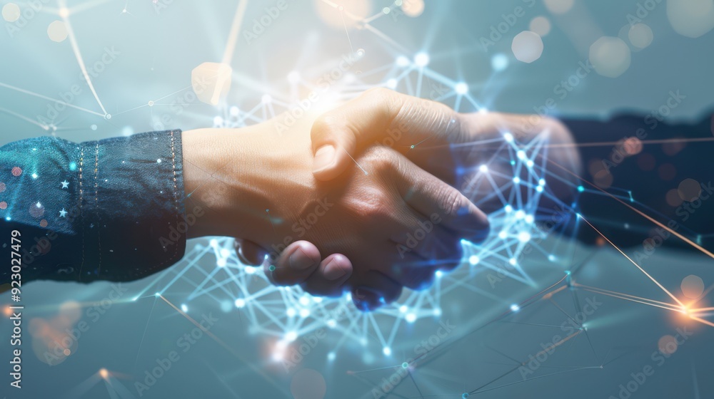 Poster peer-to-peer lending smart contract execution, automated and secure.