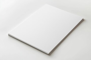 Blank A4 Paper Mockup on Isolated Background created with Generative AI