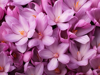 Floral hand-painted realistic background.