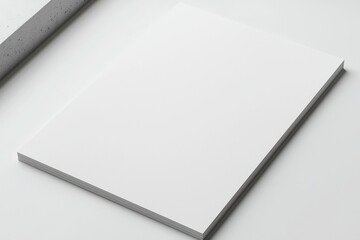 Blank A4 Paper Mockup on Isolated Background created with Generative AI