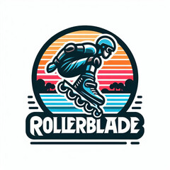 logo club rollerblade, vector, editing