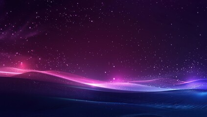 Obraz premium Abstract Cosmic Landscape