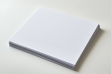 Blank A4 Paper Mockup on Isolated Background created with Generative AI
