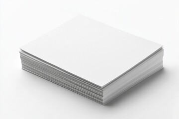 Blank A4 Paper Mockup on Isolated Background created with Generative AI