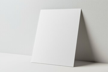 Naklejka premium Blank A4 Paper Mockup on Isolated Background created with Generative AI