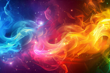 Telemedicine Abstract Artwork, Create an abstract artwork portraying the concept of telemedicine, with flowing lines and geometric shapes representing virtual consultations and remote patient care ,Ab