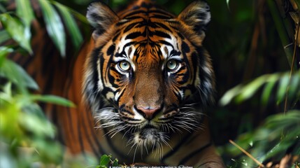 Fototapeta premium tiger in the jungle