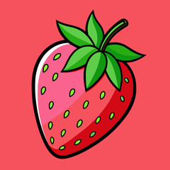 strawberry vector illustration