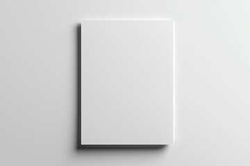 Blank A4 Paper Mockup on Isolated Background created with Generative AI
