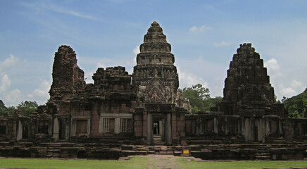 Fototapeta premium Phimai stone castle, Phimai District, Nakhon Ratchasima.
