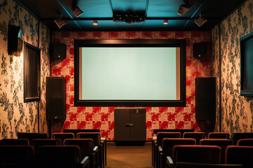 Cinema Magic: Movie Announcement Screen Presented in a Multiplex