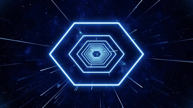 VJ light event particles concert dance game edm music stage party openers titles led neon tunnel abstract background loop